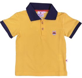 Tots and Tykes-polo t-shirt-1-2 Years-Yellow