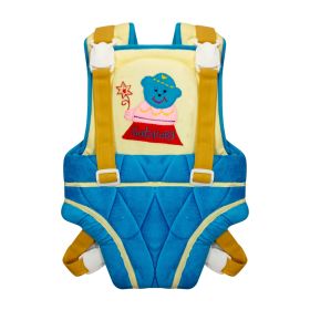 Love Baby-Velvet Baby Carrier For Infant By Love Baby - D13 Blue P1