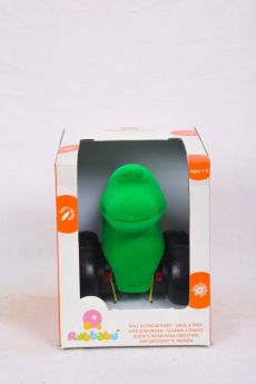 Rubbabu-Aniwheel Dinosaur Large - Green (0 to 10 years) 