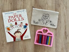 Little Canvas-DIY Colouring 2 Awesome Girls Pouch 