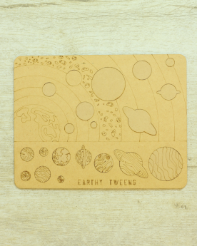 Earthytweens-DIY Solar System Puzzle 