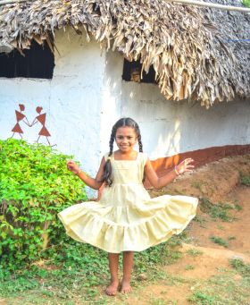 Sankalpa Art Village-Tiered Dress