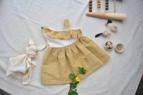 Sankalpa Art Village-Shoulder Strap frock_20-Cream-6-12 Months