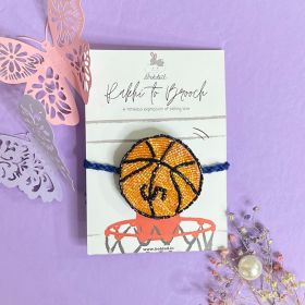 Bobtail-DUNK IT (BASKET BALL RAKHI + BROOCH)