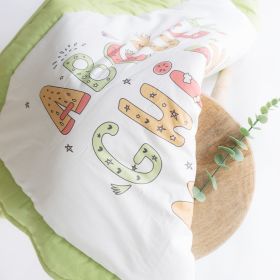 Yellow Doodle-Easy Peasy Abc - Reversible Comfort Quilt