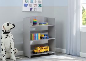 Delta Children Wide Bookshelf - Grey