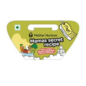 Mother Nurture-Mamas Secret Recipe - Rice, Lentils, Garden Vegetables, Ghee & Turmeric - Stage 3 Baby Food | Mother Nurture