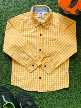 Tots and Tykes-Collar Shirt-1-2 Years-Orange