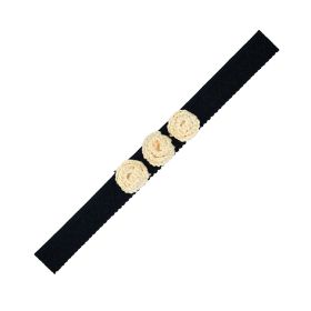 Funkrafts Crochet Girls Headband - Off White-FUNHB470D