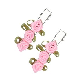 Funkrafts Trendy Girls Hair Clips Set of 2 - Pink - FUNHC291