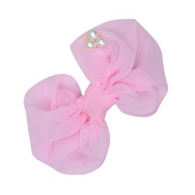 Funkrafts Girls Trendy Bow Hair Clip - Pink-FUNHC472