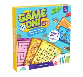 Bloomingo- Game On - 20in1 Board Games - Strategy and Fun Games for ages 4-99.