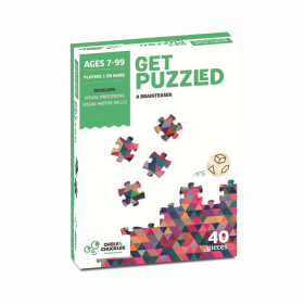Chalk and Chuckles Get Puzzled 40 Piece Jigsaw Puzzles -Pack of 5