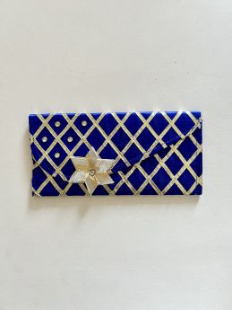 Little Canvas-Gota Shagan Envelope -Blue