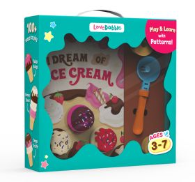 Bloomingo- Ice-cream Kit   - Colourful ice-cream truck activity kit | Ice-cream cone toy set | Pretend play ice-cream activity set | Sequence-based puzzles | Gifts for boys and girls | Ages 3-7