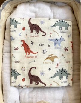 Trunkbox Baby - Dinosaur Roar Laced Swaddle