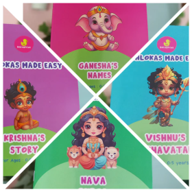 Bibliophiles-Shloka 4 Books Bundle | Ganesha | Krishna | Vishnu | Durga  (Paperback)