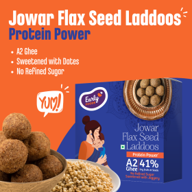Early Food-Jowar Flax Seeds Laddoos, 250g