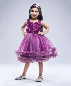 Jelly Jones-Rose Torso dress Purple