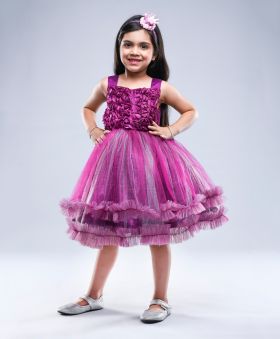 Jelly Jones-Rose Torso dress Purple
