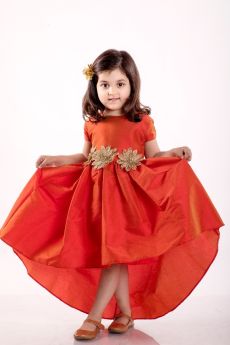 Jelly Jones-Orange A-symmetric Dress
