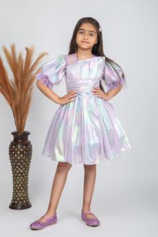 Jelly Jones-Mauve sparkelled Dress-JJ187