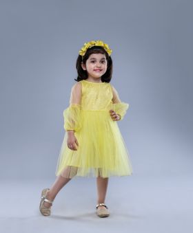 Jelly Jones - Lemon Dress with net