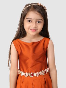 Jelly Jones- Flower Belt Flred Gown 