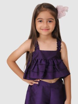 Jelly Jones-Voilet fril top&Pant