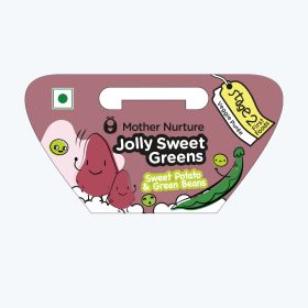 Mother Nurture-Jolly Sweet Greens - Sweet Potatoes and Green Beans - Stage 2 Baby Food | Mother Nurture