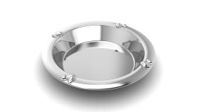 Sterling Silver Plate for Baby and Child - Little Ducks
