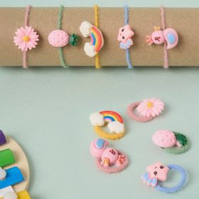 Kicks & Crawl -Blush Loops Rubberbands (Set of 10)
-LEY-1010265