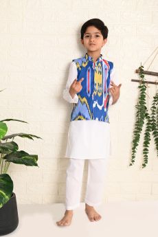THE COTTON STAPLE-PICCOLO IKAT SET-2-3 Years