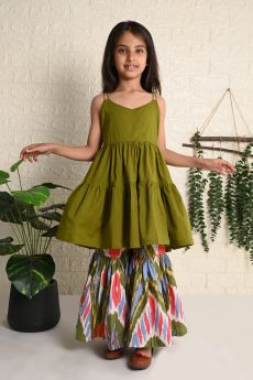 THE COTTON STAPLE-NATURE IKAT SET-2-3 Years