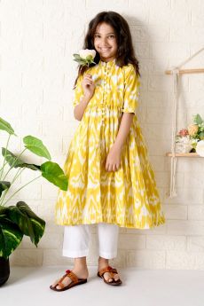 THE COTTON STAPLE-SUNFLOWER IKAT SET