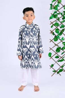 THE COTTON STAPLE-ORB IKAT SET
