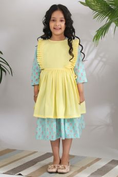 THE COTTON STAPLE-CHINAR LAYERED DRESS