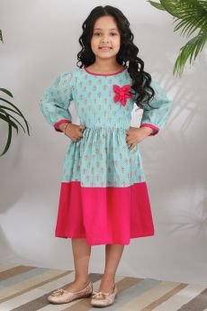 THE COTTON STAPLE-CHINAR PHOOL DRESS