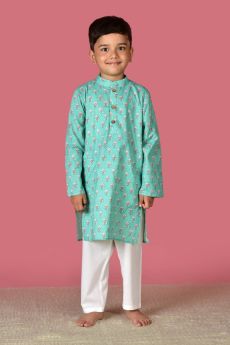 THE COTTON STAPLE-CHINAR KURTA SET