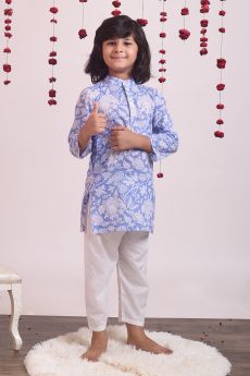 THE COTTON STAPLE-DREAM KURTA SET-2-3 Years