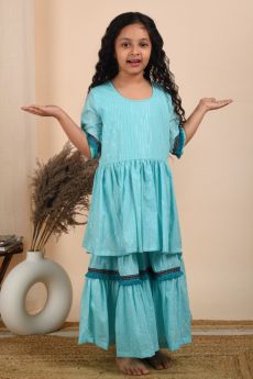 THE COTTON STAPLE-ROZA SHARARA SET