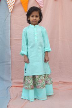 THE COTTON STAPLE-CAIPIRINHA LEHENGA SET