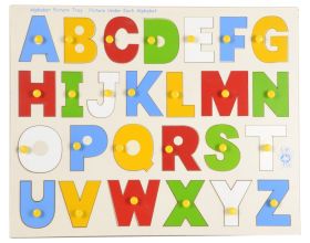 Skillofun-Alphabet Picture Tray (With Knobs)
