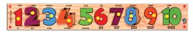Skillofun-Number Strip Puzzle (1-10) (With Knobs)