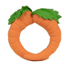 Oli & Carol Cathy The Carrot Natural Rubber Teether