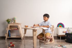 X & Y - Lime Fig Table - 21"-Natural