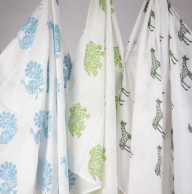 Myra Miracles-Swaddle - Indian Handblock Prints 