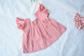 Sankalpa Art Village-Wind frock-6-12 Months-Fuschia Pink