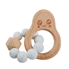 Lille Barn-Avocado Teether -Marble