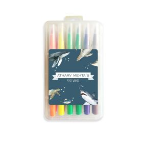 Papercrush-Brush Pen Box - Marine World